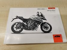 Genuine Owners Manual KTM Superduke 1290 GT 2016