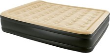 Inflatable Double High Raised Air Bed Mattress Airbed W Built-in Electric Pump