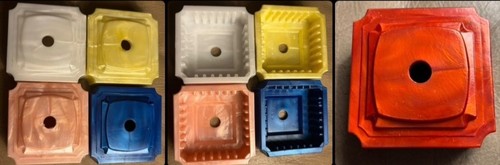 Vtg acrylic trophy base you - vtg,