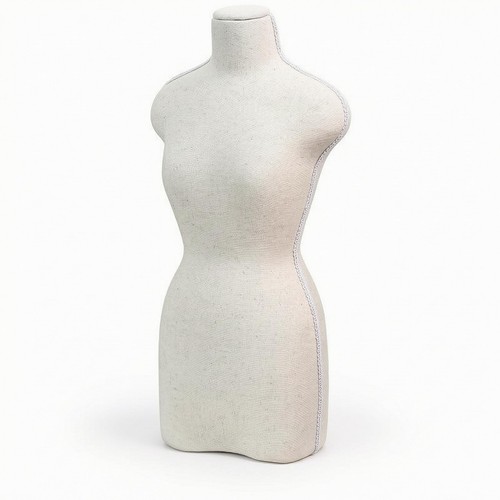 Necklace display bust textured - display,