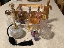 Various Vintage Empty perfume bottles vgc