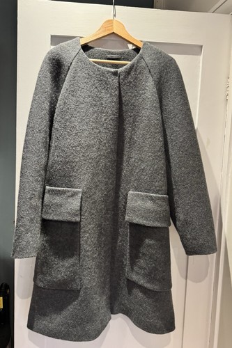 Cos wool grey coat - grey,