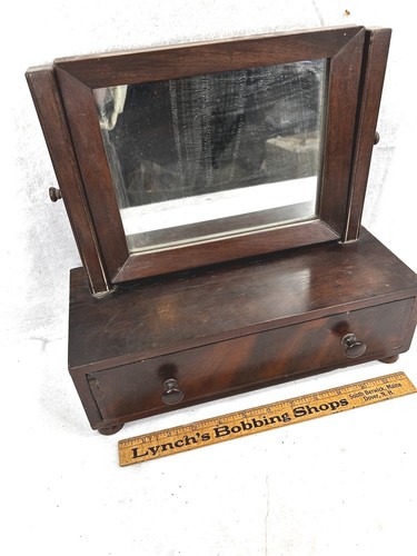 Antique mirror drawer - antique,