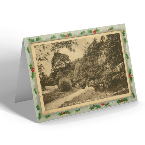 Xmas notelet vintage - notelet,