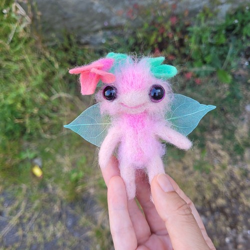 Handcrafted needle felted rose - handcrafted,
