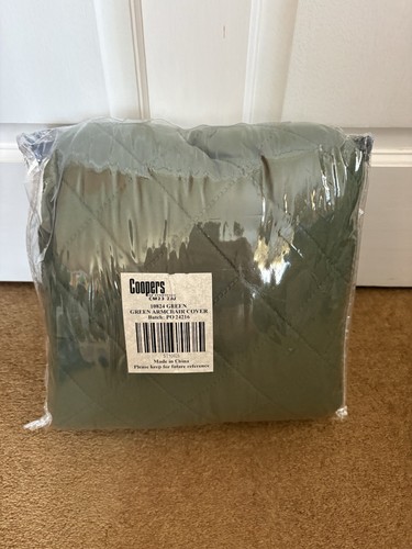 Coopers green quilted armchair - coopers,