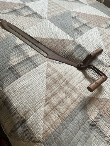 Vintage steel ice hay saw - steel, or