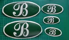 BESSACARR VINYL DECALS X 5.  2 colour decals