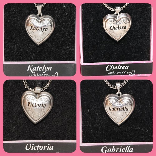 Love locket necklace heart - locket,