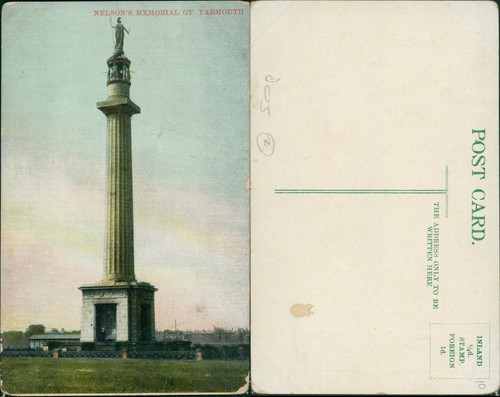 Yarmouth nelsons memorial - yarmouth,
