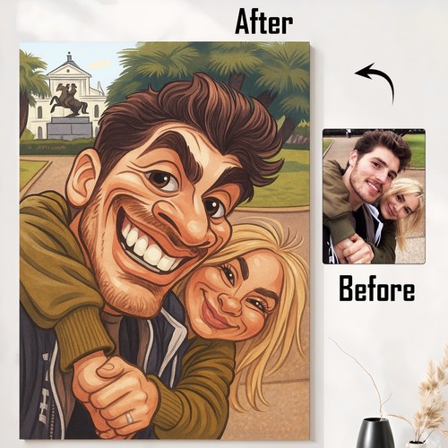 Custom cartoon caricature - cartoon,