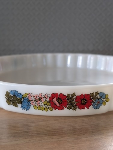 Vintage pyrex quiche - quiche, 1982