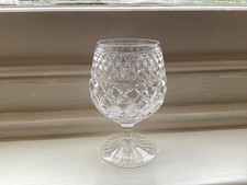 stuart crystal cheltenham pattern brandy glass in good condition 13cm tall