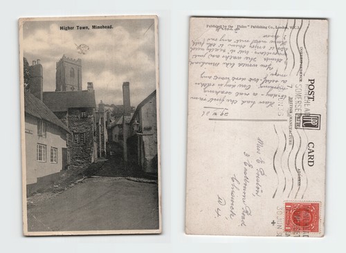 Vintage postcard higher town - postcard,