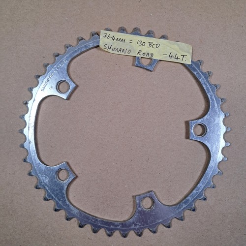 44t shimano chainring - 44t, 130bcd