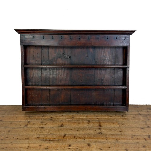 Antique oak dresser rack - antique,
