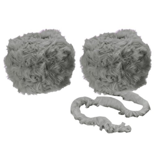 35yds faux fur yarn - faux, skeins