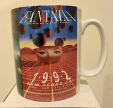 Nostalgic Custom Printed Fantazia Old Skool 90's Rave Flyer Mugs Gift