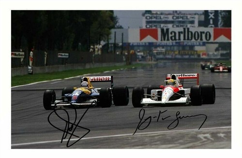 Nigel mansell ayrton senna - &,