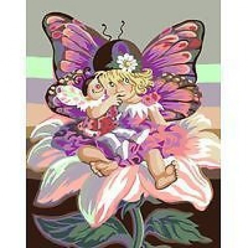 Little butterfly girl tapestry - girl,