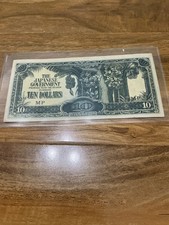 Ww2 Malaysia 10 Dollar Bank