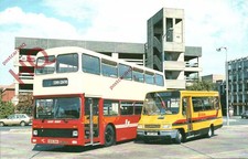 Picture Postcard: BUSES, LEYLAND OLYMPIAN, IVECO DAILY MINIBUS