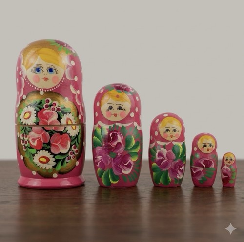 Russian nesting dolls large - nesting,