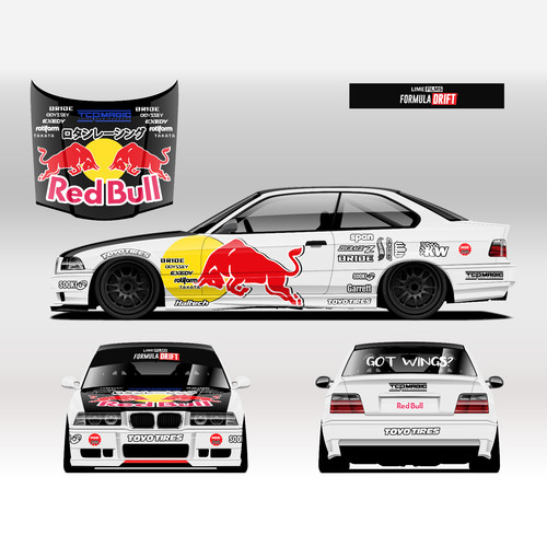 Bmw e36 redbull livery - e36,