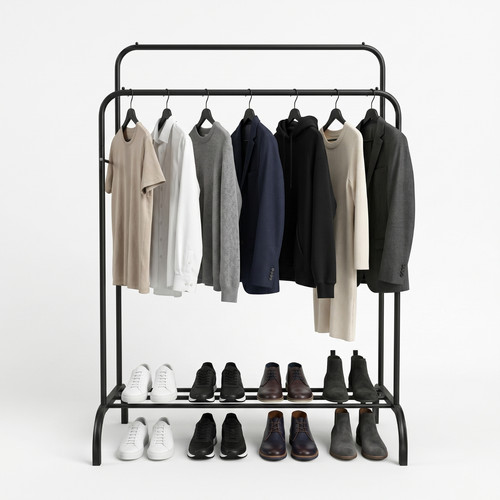 Heavy duty double clothes - double,