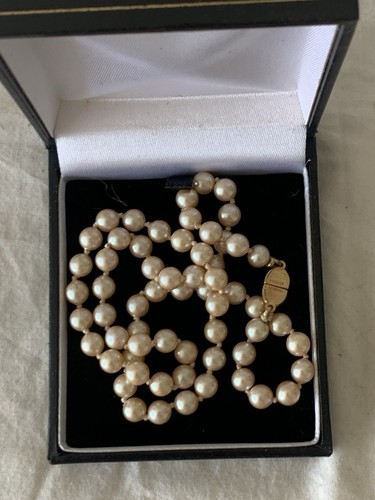 Vintage monet pearl necklace - vintage,