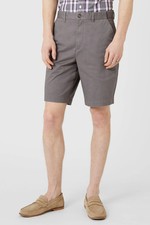 Maine Grey Chino Shorts Mens