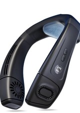 Rechargeable wearable neck - neck, fan