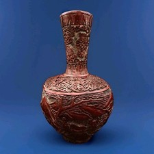 Antique Chinese Carved Red