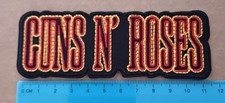 Guns N Roses Patch Band badge Sew on Embroidered Rock Metal Jacket Vest Goth