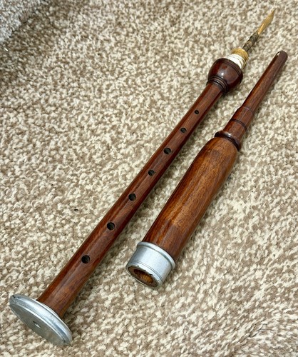 Vintage rosewood bagpipe - rosewood,