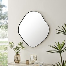 **Seconds** Vita Abstract Irregular Pebble Framed Wall Mirror