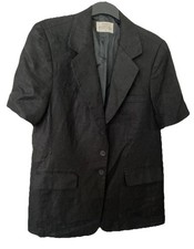 Vintage Black Linen Short