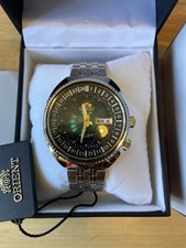 ORIENT Revival RN-AA0E02E Green Dial World Map Automatic 200m Divers Watch