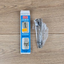 Peco SL-396 Medium Radius Left Hand Point Turnout Code 80 N Gauge Insulfrog New