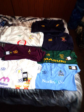 job lot 7 cricket  shirts and over shirt mint 4 tags  3 no tags cond