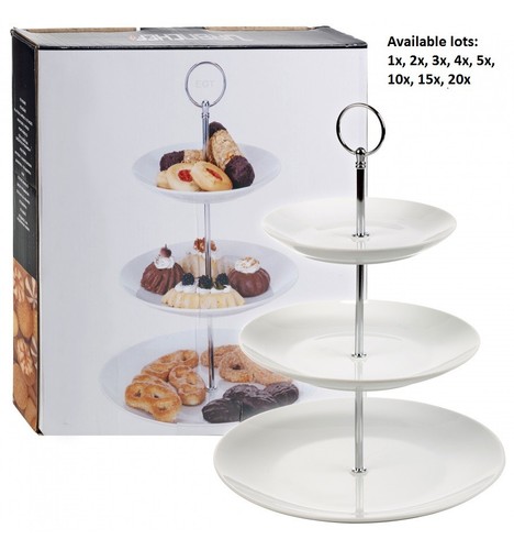 Tier ceramic round - 3, display