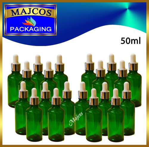 50ml empty green - green, bottles