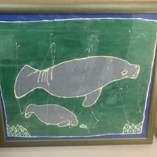 painting framed, sirenia