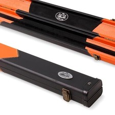 Baize Master 1 Piece ORANGE ARROW Snooker Pool Cue Case - Holds 2 Cues