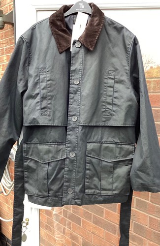 Bnwt zara waxed jacket with - waxed,
