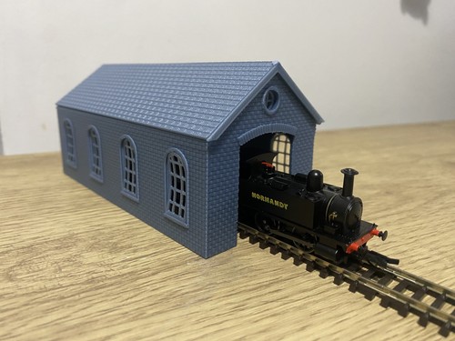 120 scale engine shed 3d - engine,