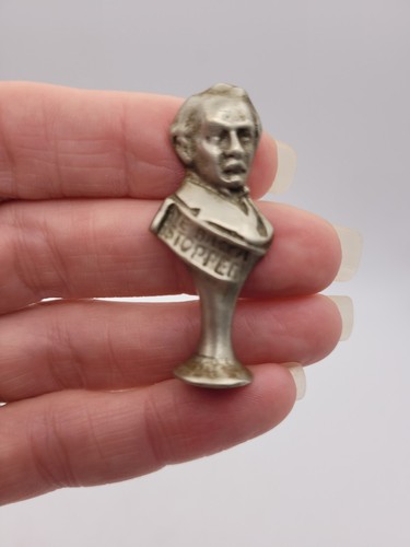 Vintage pewter smoking pipe - pewter,