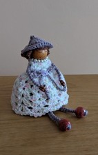 Hand crochet small doll