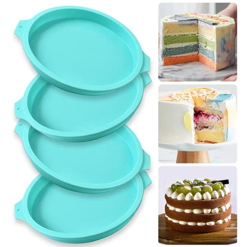 Silicone cake mould round - silicone,