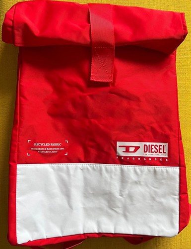 Diesel red white backpack - diesel,